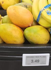 ORGANIC RED PLUMS LB (53.49 LB) 3.49 per LB PLU #94042 ORGANIC