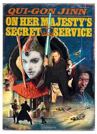 ISBN 0-912515-36-8 QUI-GON JINN ON HER MAJESTY'S SECRET SERVICE @scadarts