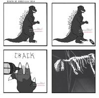 DEATH OF GODZILLA 1954 ART BY SHARKYHERE12 TWITTER I DO NOT REPOST THE ART!] ART BY BSHARK WHERE [RACK ART BY SHARKYHERE12 TWITTER DO NOT REPOST THE ART !] TWITTER DO NOT REPOST THE ART ! ]