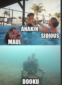 MAUL ANAKIN DOOKU SIDIOUS