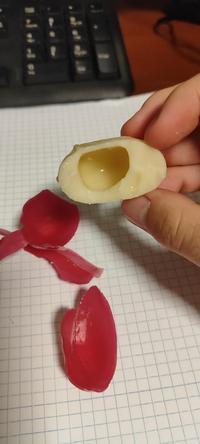 Mini Babybel cheese had a giant hole inside