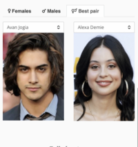 ? Females ở Males Q* Best pair Avan Jogia Alexa Demie <>
