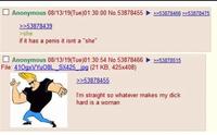 Anonymous 08/13/19(Tue)01:30:00 No.53878455 >>53878439 >she if it has a penis it isnt a "she" Anonymous 08/13/19(Tue)01:30:54 No.53878466 File: 410gxVYu08L SX425 jpg (21 KB, 425x408) >>53878455 >>53878466 >>53878475 >>53878515 I'm straight so whatever makes my d--- hard is a woman