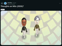 LIE r/DCAllies • 3d ago Legomarioboy08 Thoughts on Miis (2026)? Earth 2 3) 8