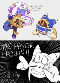 Nice to meet you! I'm- THE MASTER CROWN!!