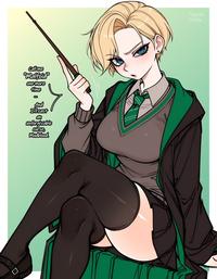 Call me "Malfoid" One more time 8 And I'll cast unforgivable Curse, Mudblood Maddie Dololes D