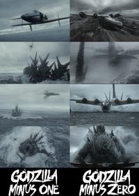 GODZILLA MINUS ONE GODZILLA MINUS ZERO
