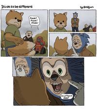 It's ok to be different Freak! Freak! Freak! I'm different too! by Boldjun