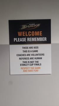 TASA UCKS WELCOME PLEASE REMEMBER THESE ARE KIDS THIS IS A GAME COACHES ARE VOLUNTEERS REFEREES ARE HUMAN THIS IS NOT THE STANLEY CUP FINALS RESPECT THE GAME AND HAVE FUN!