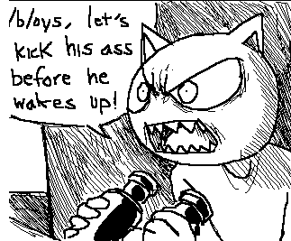 bloys, let's kcK his ass before he wares up ef's n