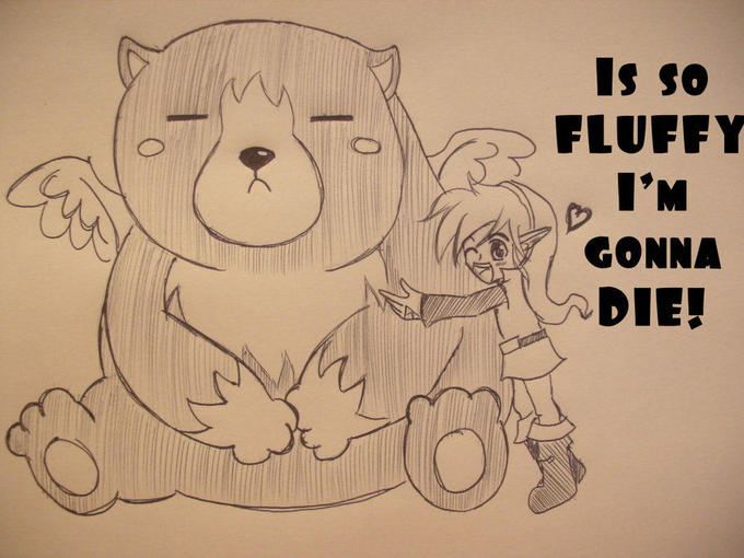 Is so FLUFFY I'M GONNA DIE! O