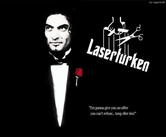 by tigerkäft Laserturken "Tm gonna give you an offer you can't refuse.. .tung eller öra?"