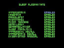 SLEEP ALCORHI THNS YPERSORNI Insonni R NARCOLEPSY nI CHTMARES ICHT TERROAS ENABLED ENABLED ENABLE ENABLED ENAGLED ENABLED ENABLED ENABLED ENAGLED ENABLED EMABLED SLEEF PHAALYSI5 HYPnEGOGIE RECALL DISOAI ENTED ARDUSAL