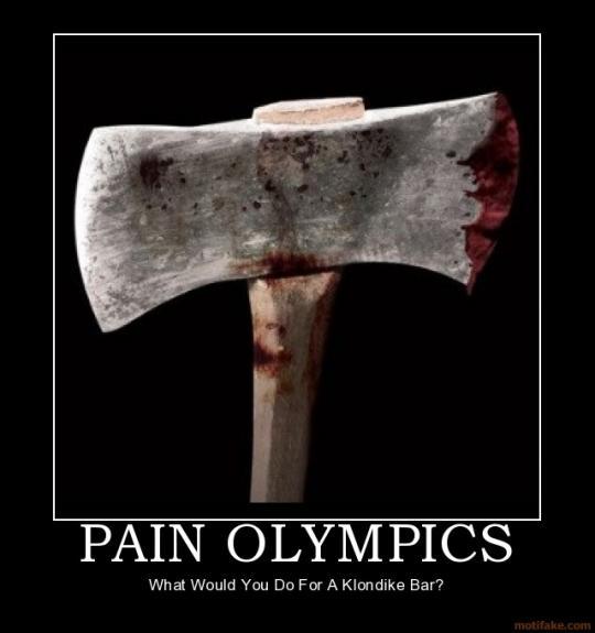 PAIN OLYMPICS What Would You Do For A Klondike Bar? motifake.com