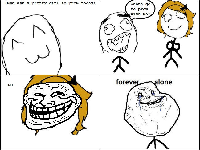 meme faces forever alone