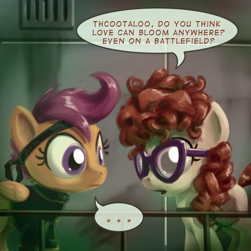 THCOOTALOO, DO YOU THINK LOVE CAN BLOOM ANYWHERE? EVEN ON A BATTLEFIELD