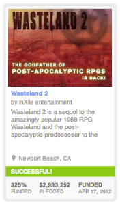 WASTELAND 2 THE GoDFATHER OF POST-APOCALYPTIC RPGS IS BACK Wasteland 2 by Inile entetainment Wasteland 2 is a sequel to the amazingly popular 1988 RPG Wasteland and the post- apocalyptic predecessor to the Newport Beach, GA SUCCESSFULI 325% $2,933,252 FUNDED FUNDED PLEDGEDAP 17, 2012