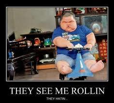 THEY SEE ME ROLLIN THEY HATIN