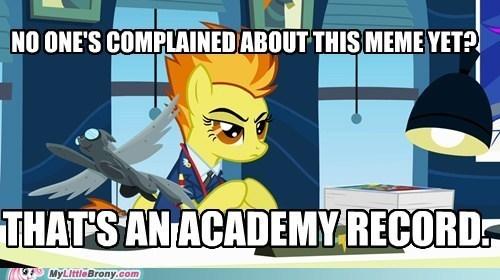 NO ONE'S COMPLAINED ABOUT THIS MEME YET? THATSAN ACADEMY RECORD My LittleBrony.com