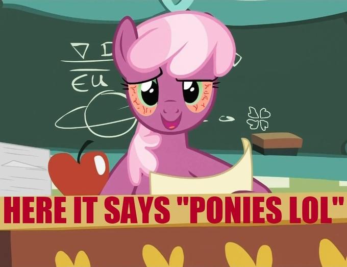 -L HERE IT SAYS "PONIES LOL"