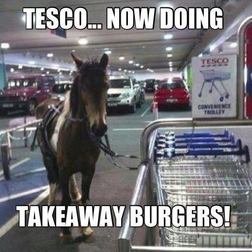 TESCO. NOW DOING TESCO CONVENIENCE ROLLEY TAKEAWAY BURGERS!