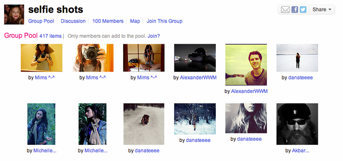 selfie shots Share ▼ Group Poo Discussion 100 Members MapJoin This Group Group Pool 417 items | Only members can add to the pool. Join? by MimsA by MimsAA by Mims AA by AlexanderwWM by danateeee by AlexanderwWM by danateeee by danateeee by Michelle.. by Michelle... by danateeee nf Akbar...