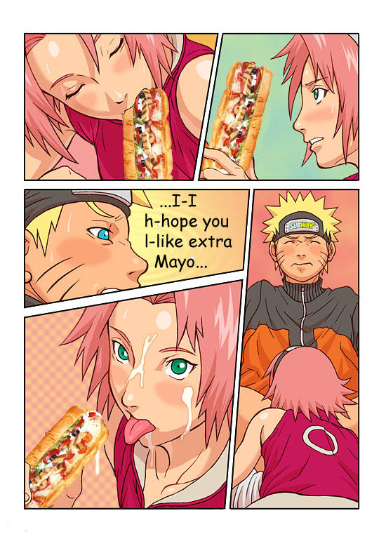 Extra mayo. | Subway Sandwich Porn | Know Your Meme