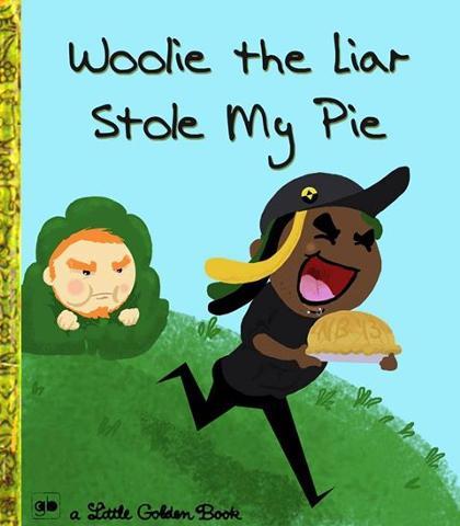 Woolie the Liar Stole M Pie a latle Golden Book