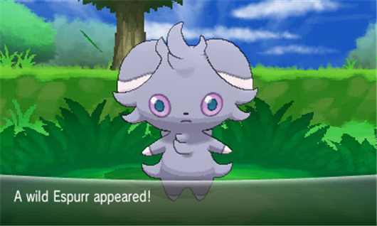 A wild Espurr appeared