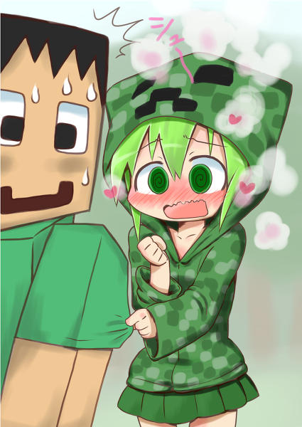 creeper girl meme