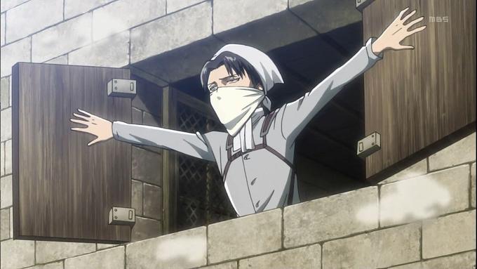 Shingeki No Kyojin Levi Cleaning