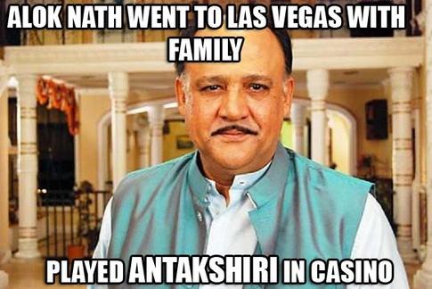 ALOK NATH WENT TOLAS VEGAS WITH FAMILY PLAYED ANTAKSHIRI IN CASINO