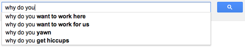 why do you why do you want to work here why do you want to work for us why do you yawn why do you get hiccups