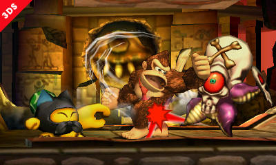 Tac (on the left) steals your charged power. If you've charged up a lot, he might steal a ton of it. Chase after him quickly to get it back!!