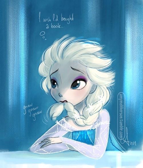 Art by "Amy Mebberson":http://amymebberson.tumblr.com/post/84404485619/letting-go-day-1-oh-elsa-i-got-a-cintiq