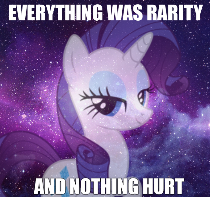 Inspired by the epic "My Little Rarity: Rarity is Rarity" by RainbowBob: https://www.fimfiction.net/story/203926/my-little-rarity-rarity-is-rarity