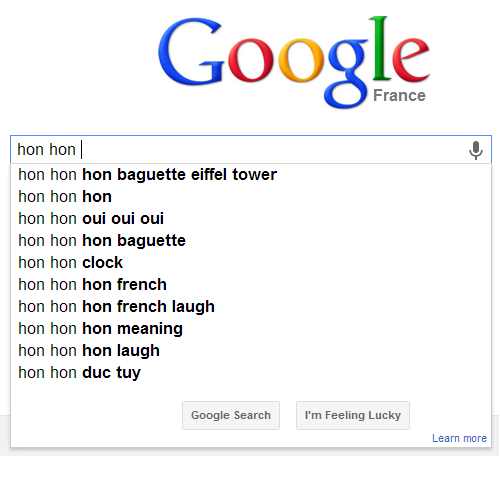 Google France hon hon hon hon hon baguette eiffel tower hon hon hon hon hon oui oui oui hon hon hon baguette hon hon clock hon hon hon french hon hon hon french laugh hon hon hon meaning hon hon hon laugh hon hon duc tuy Google Search 'm Feeling Lucky Learn more