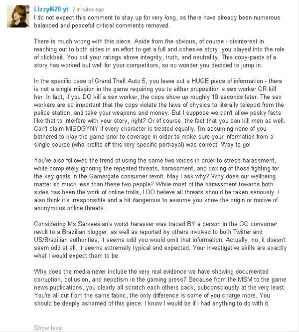 Replying to negative GamerGate coverage | Know Your Meme
