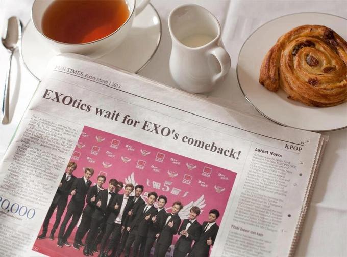 N TIMES Friday March 1 KPOP Latest News EXOtics wait for EXO's comeback! 5 Thai beer on tap 0,000