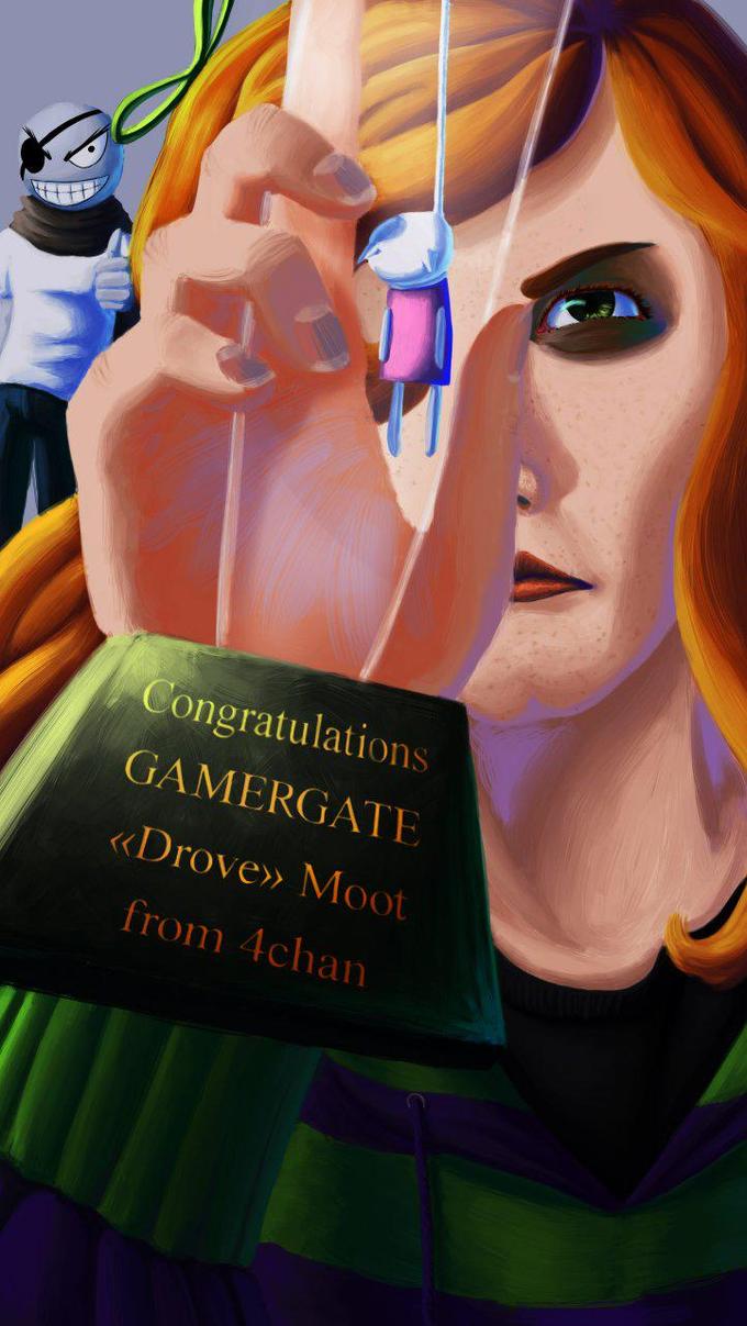 So someone drew this. | GamerGate | Know Your Meme