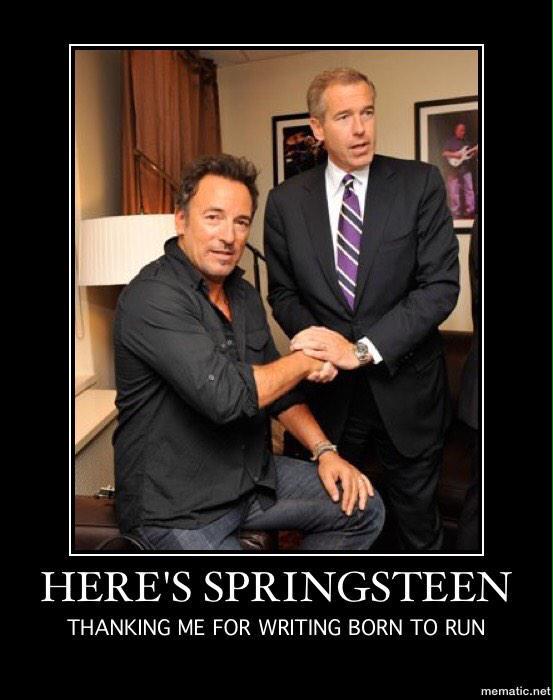 HERE'S SPRINGSTEEN THANKING ME FOR WRITING BORN TO RUN mematic.net