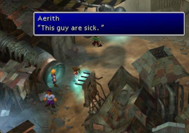 Aerith " This guy are sick,