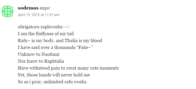 "Comment":https://yoraikun.wordpress.com/2015/04/15/the-rise-of-the-shield-hero-chapter-320/comment-page-2/#comment-39015