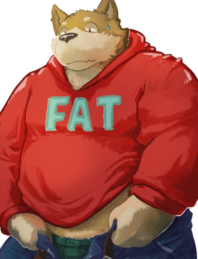 fat guy hoodie