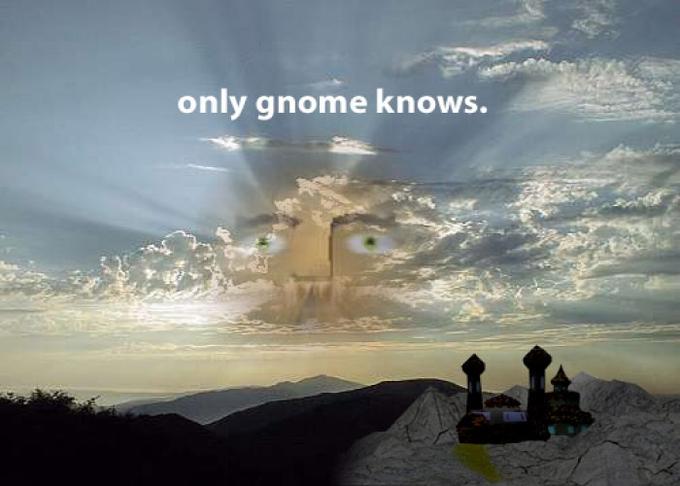 only gnome knows.