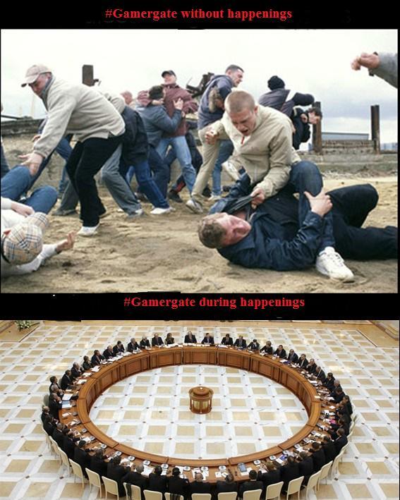 #Gamergate without happenings Gamergate during happenings
