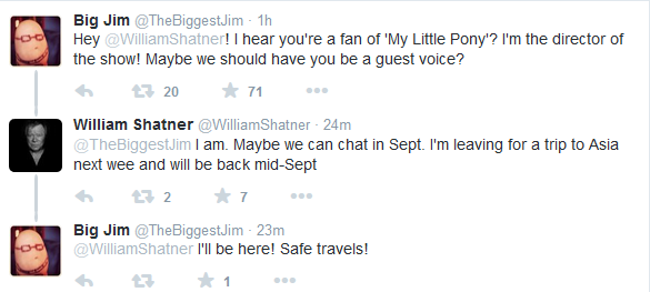 William Shatner To Possibly Guest Star On Pony By Cal My Little Pony Friendship Is Magic Know Your Meme This comes months after his post last year where he ► jan 19 (3). william shatner to possibly guest star