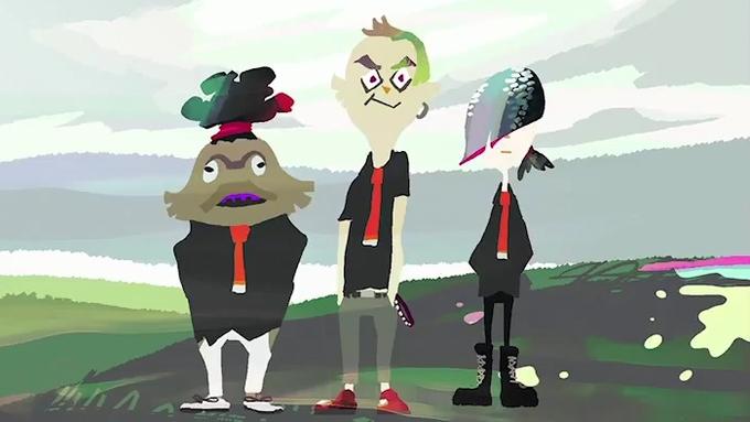 One of the new Bands in Splatoon.
That emo fish thou.