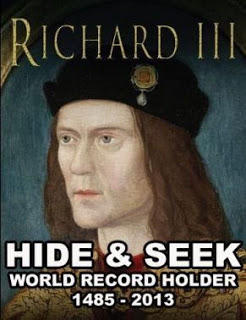 RICHARD I HIDE & SEEK WORLD RECORD HOLDER 1485-2013