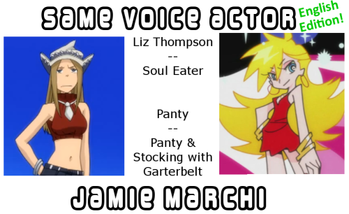 English Edition! Liz Thompson Soul Eater Panty Panty & Stocking with Garterbelt